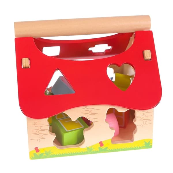 Puutalojen maatilalajittelija lohkoilla Ecotoys