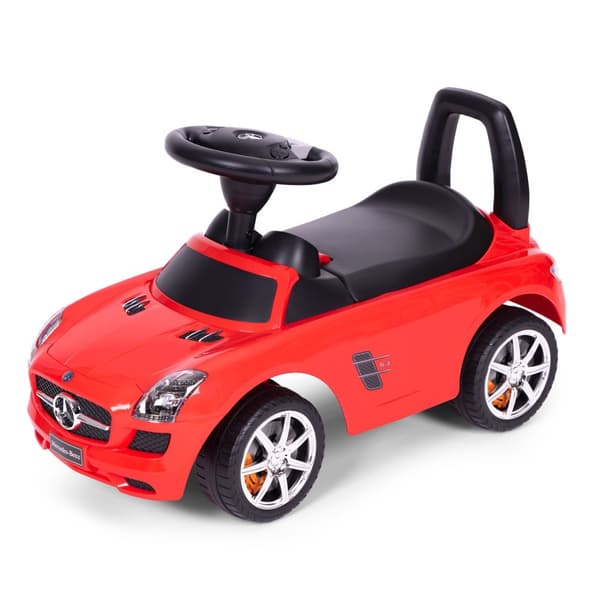 Rød Mercedes SLS push bil