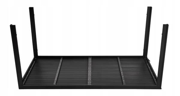 Catering havebord 156 x 78 cm Sort