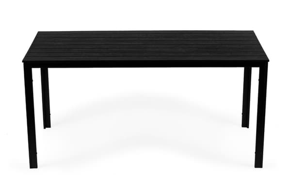 Catering havebord 156 x 78 cm Sort