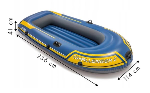 Challenger 2 oppustelig ponton INTEX 68367