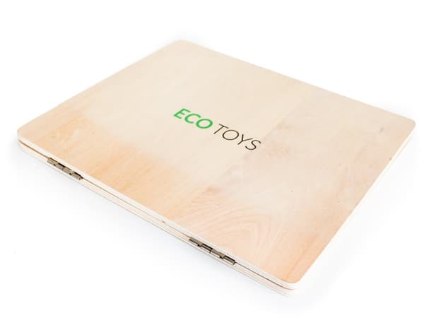 Puinen koulutus kannettava ECOTOYS magneettitaulu