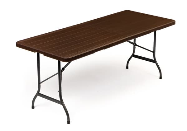 Hagebankettbord sammenleggbar 180 brun