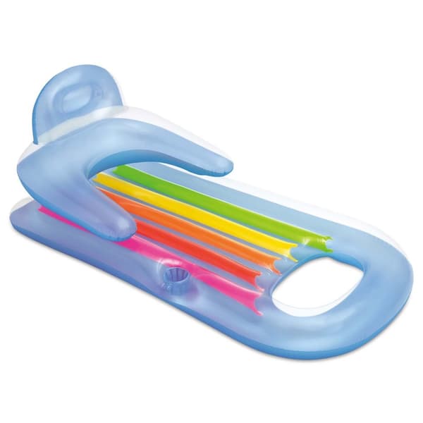 Oppblåsbar svømmemadrass Intex 58802 blå