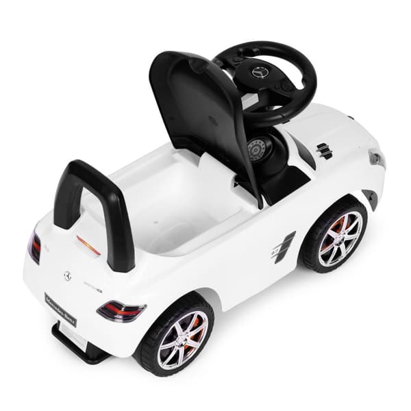 Hvid Mercedes SLS push bil