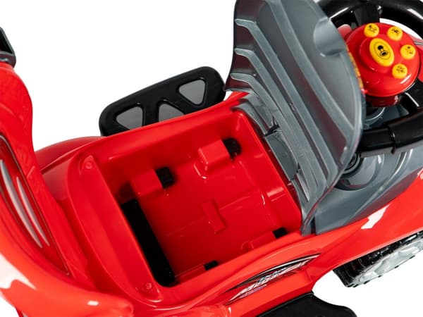 Ride On Toy Push Car Walker med håndtak 3-i-1-rød