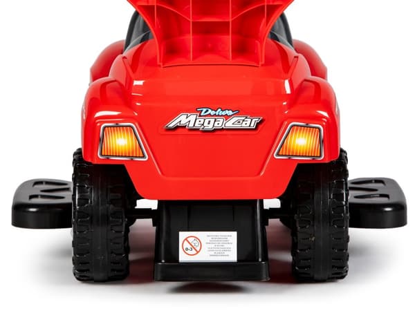 Ride On Toy Push Car Walker med håndtak 3-i-1-rød
