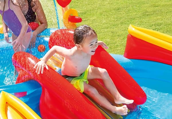 Vandlegeplads, swimmingpool, soppebassin, rutsjebane Intex 57453