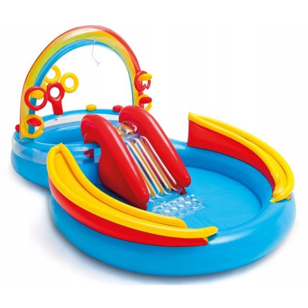 Vandlegeplads, swimmingpool, soppebassin, rutsjebane Intex 57453
