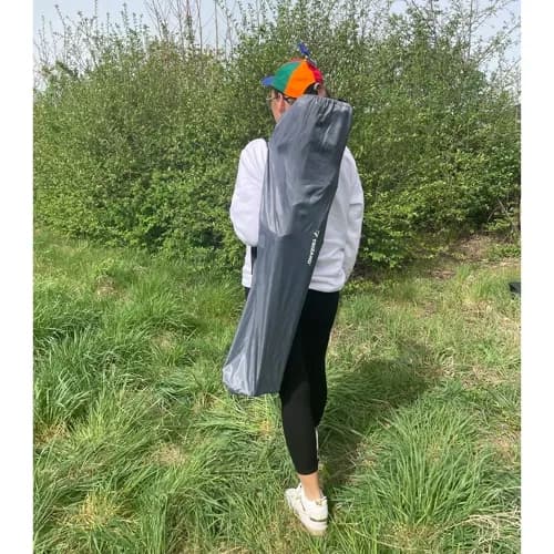 Sort og grå fiskestol 23674