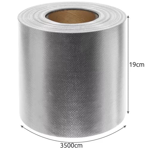 Fægtebånd 19cmx35m 630g/m2 grå 23704