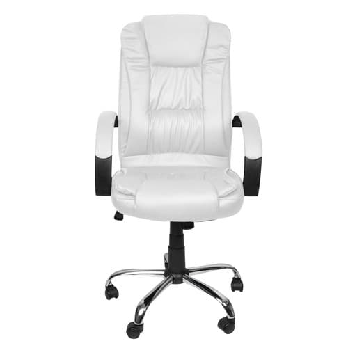 Kontorstol, øko-læder - hvid, Malatec 23240