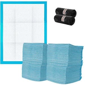 Absorberende hygienisk pute - 100 stk. + poser