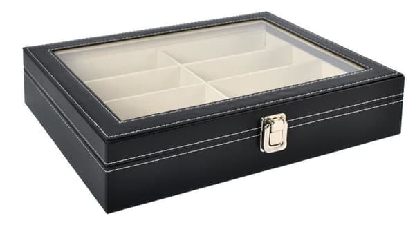 Brilleorganisator med 8 rom