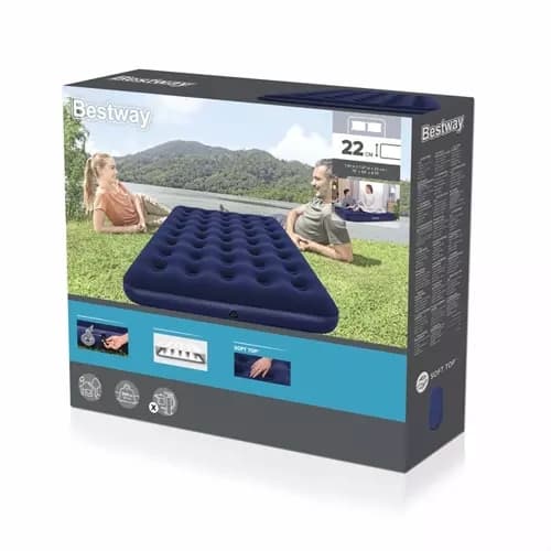 Dobbel madrass 191 x 137 x 22 cm BESTWAY 67002