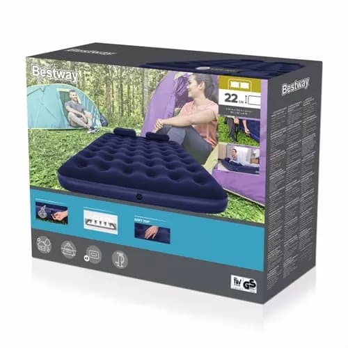 Dobbel madrass med pumpe - BESTWAY 67374