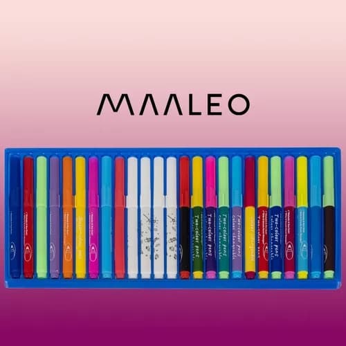 Sett med markører - 25 stk. Maaleo 23201