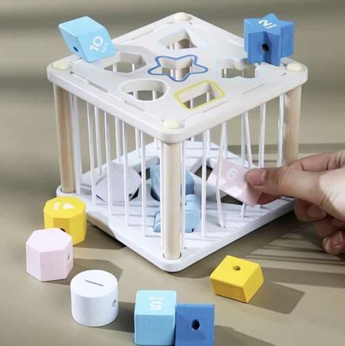 Sorter - sanseterning i træ 22885