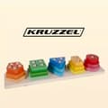 Miniatyrbillede 5 af 8: Sorter - træpuslespil Kruzzel 22492
