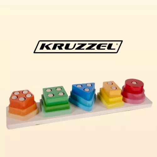 Sorter - træpuslespil Kruzzel 22492