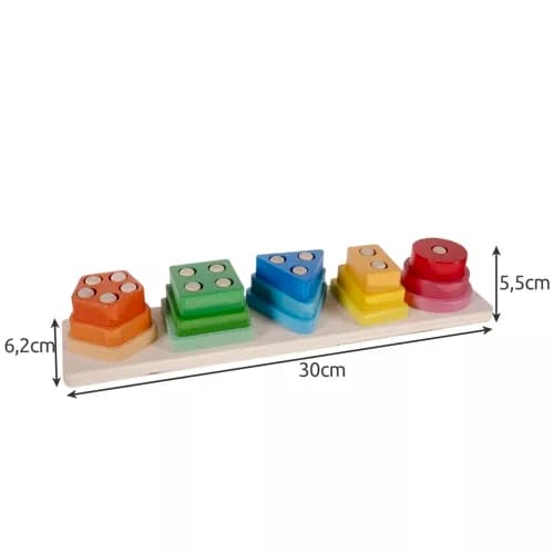 Sorter - træpuslespil Kruzzel 22492