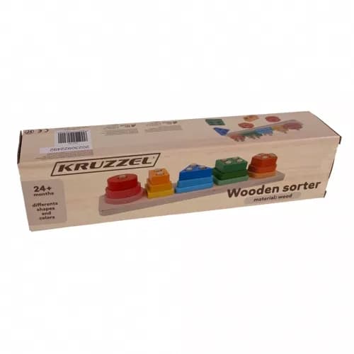 Sorter - træpuslespil Kruzzel 22492