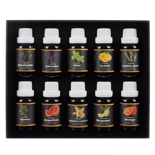 Eteerinen öljy - sarja 10 kpl. 15 ml Ruhhy 21938