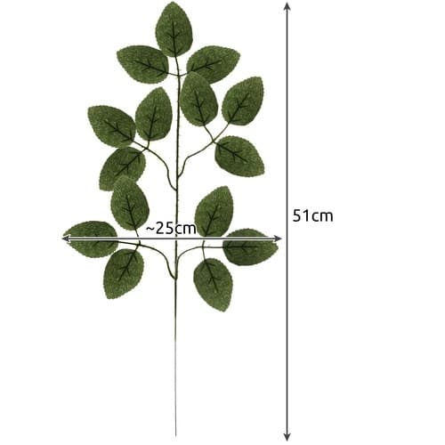 Kunstige blade 47cm - sæt med 12 stk. Gardlov 22557