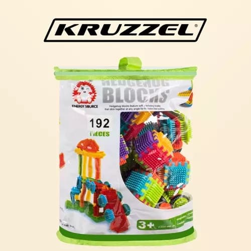 Rakennuspalikat - siilit 192kpl. Kruzzel 20376