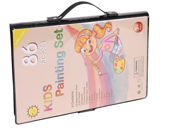 Målarset i etui 86 st