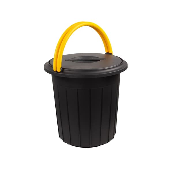 Eco Solution - Avfallsbeholder med lokk 16L - Gul