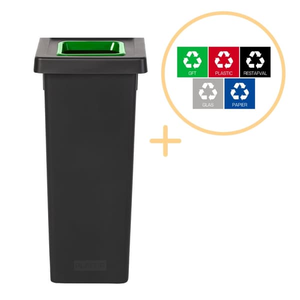 Plafor - Fit Bin 53L - Resirkulering - Grønn