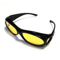 Miniatyrbillede 1 af 2: Figuretta - HD Glasses Fitover Solbriller - Sort