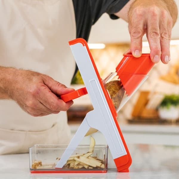 Zippy Slicer - Safety Slicer Mandolin - Rød