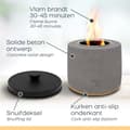 Miniatyrbild 2 av 2: Bordsskiva Fire Pit - Mini öppen spis - Ø10cm