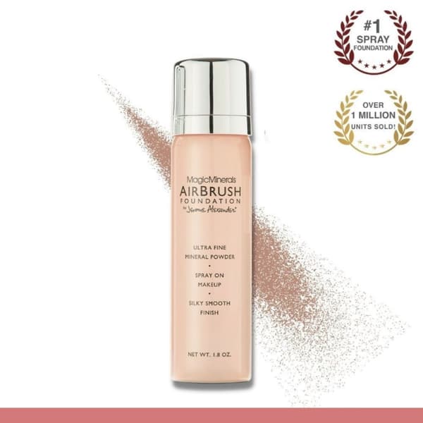 AirBrush Foundation 1stk - Varm/Medium