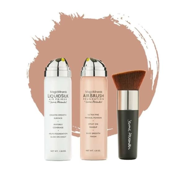 AirBrush Foundation 3stk - Varm/Beige