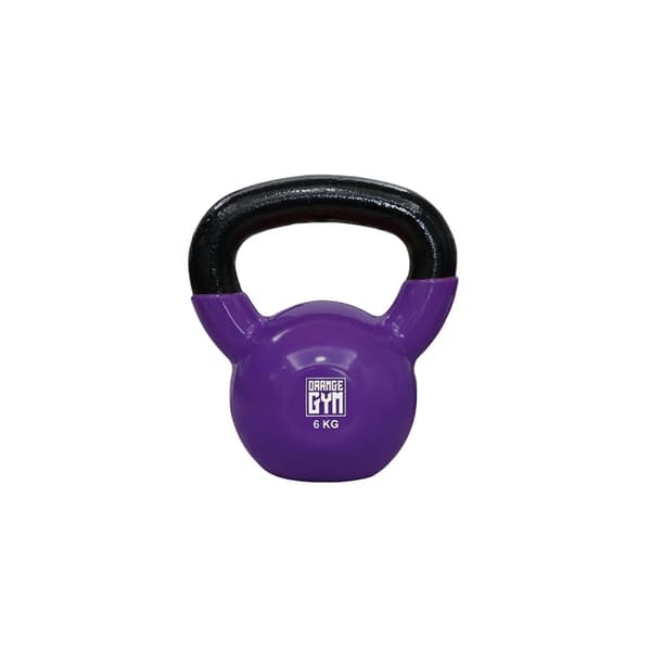 Orange Gym - Vinyl Kettlebell - 6KG