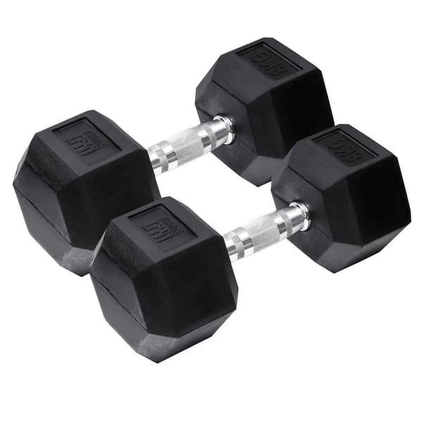 Orange Gym - Hex Hantel - 8 kg - set om 2