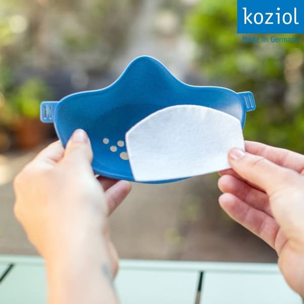 Koziol Community Mask - Organic Blue sis. 1 suodatin