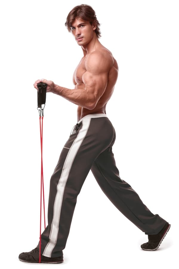 Iron Gym - Resistance tube trainer - Röd