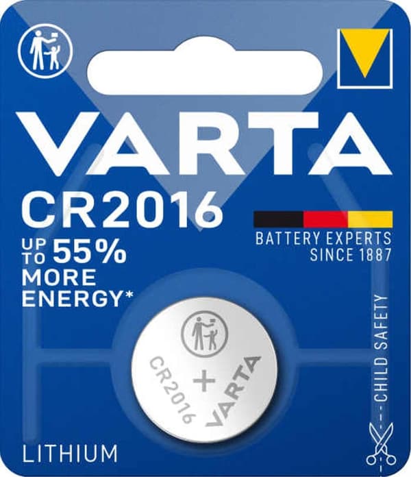 VARTA Lithium Coin knappcellebatteri CR2016