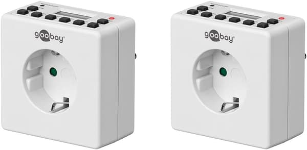 Goobay Digital Timer (2-pak) - Hvid