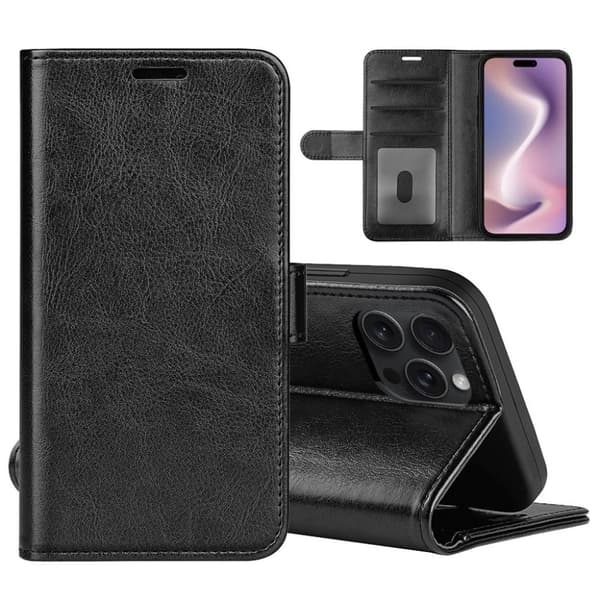 SiGN Wallet-deksel til iPhone 16 Pro Max - Svart