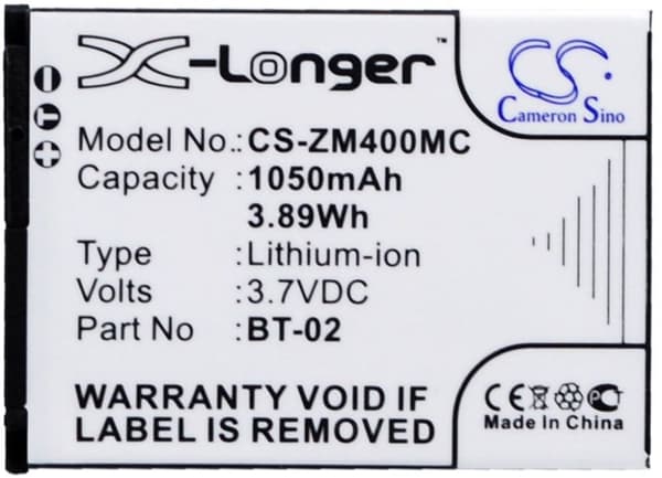 Batteri til Zoom 247-9036 mm