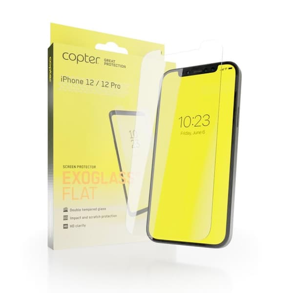 Copter Exoglass skjermbeskytter for iPhone 12 Pro & iPhone 12 6.1"