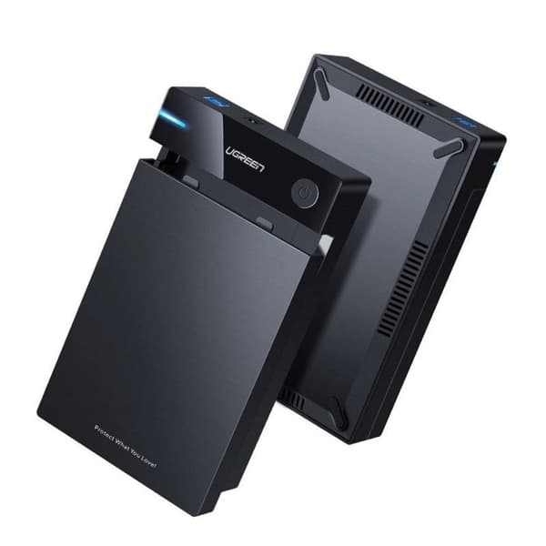 Ugreen HDD bay SATA 3.5 - Sort Sort