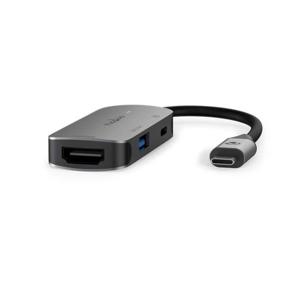 Nedis USB Multi-Port Adapter - Grå
