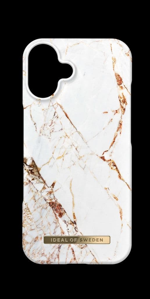 Ideal of Sweden iPhone 16 Fashion Cover - Carrara Gold
