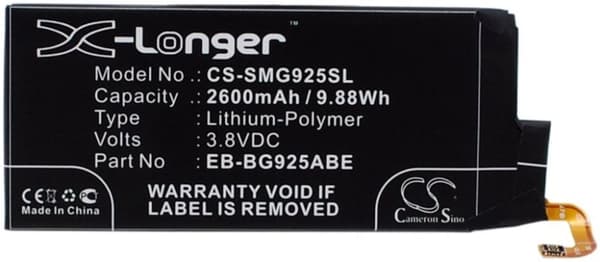 Batteri til Samsung Galaxy S6 Edge mm
